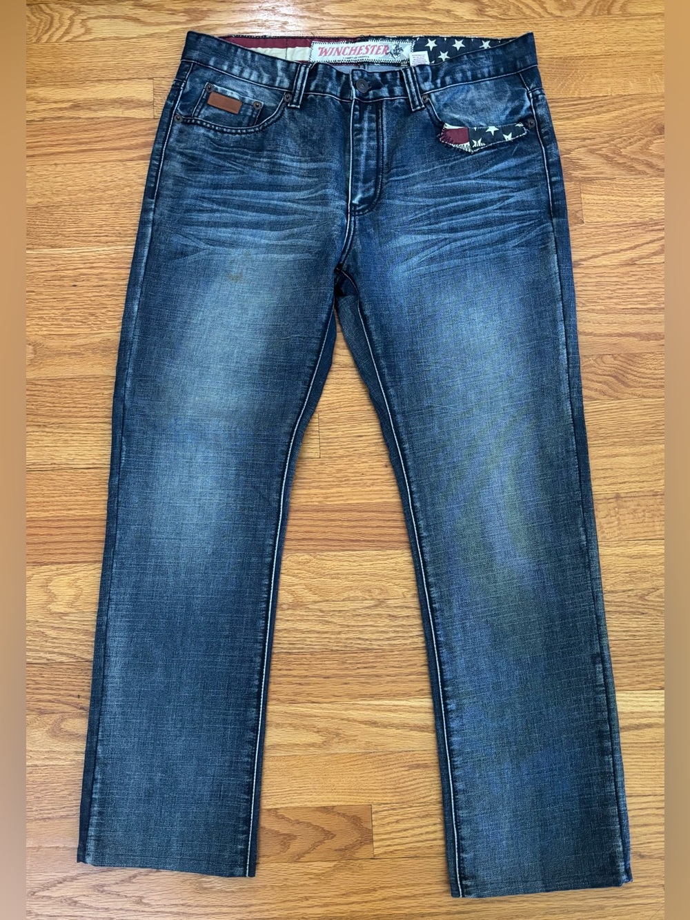 Winchester American Legend Jeans Men’s 34/34 Denim  (HEMMED, Review Measment)